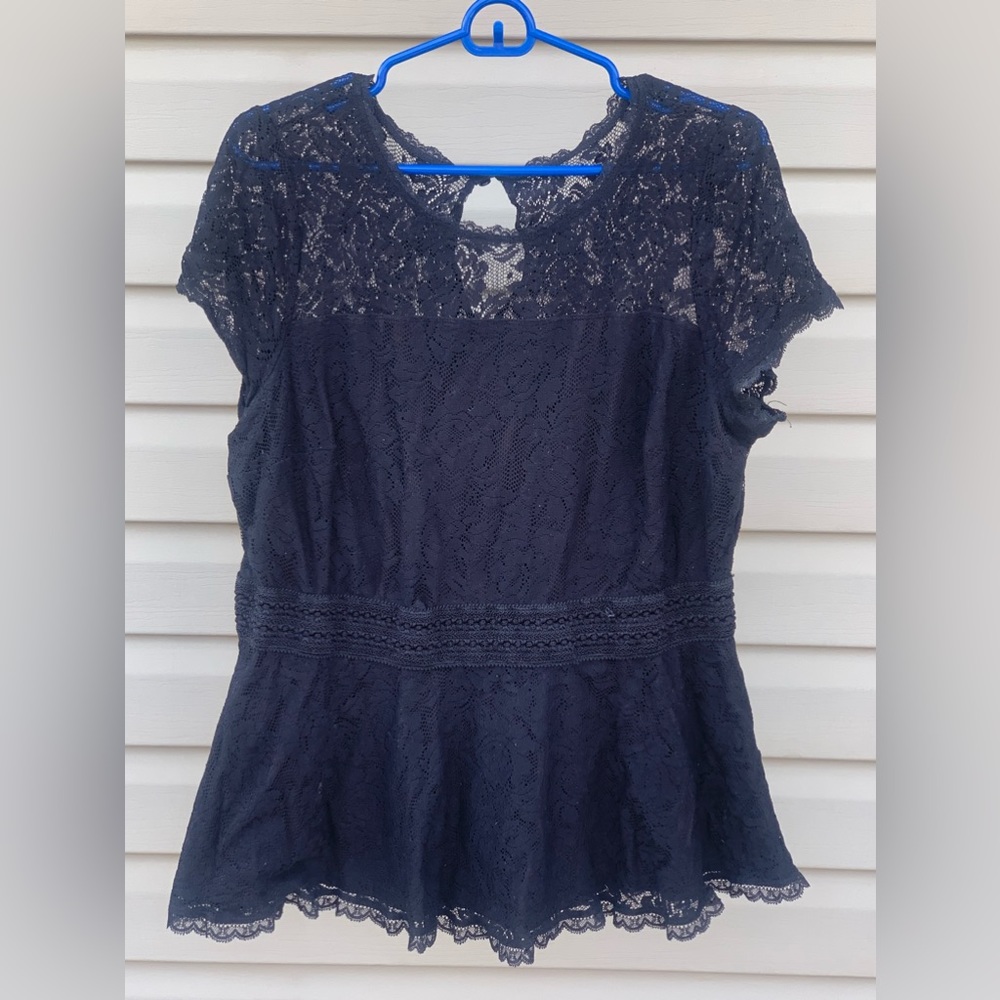 Torrid size 1 Lace top Black